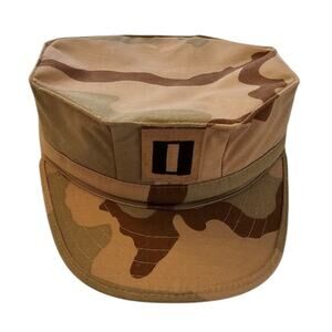 Military Army Camo Camouflage Desert SPM1C1-07-D-N006 Flat Cap Hat